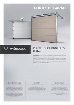 Portes sectionnelles UniPro