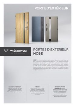 Portes d’extérieur NOBÉ